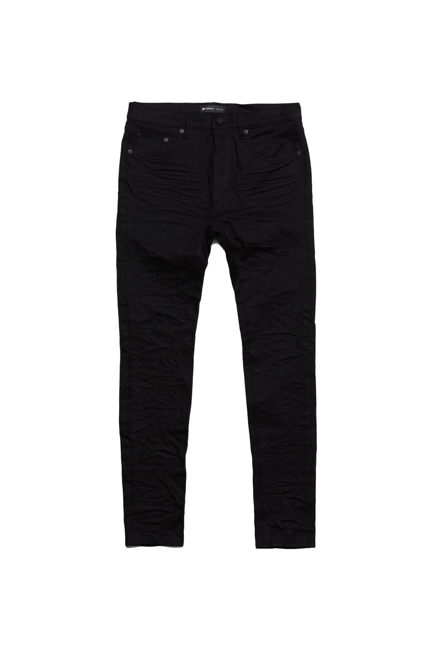 Purple Brand Low Rise Skinny Jeans Black Raw (P001-BLKR222)