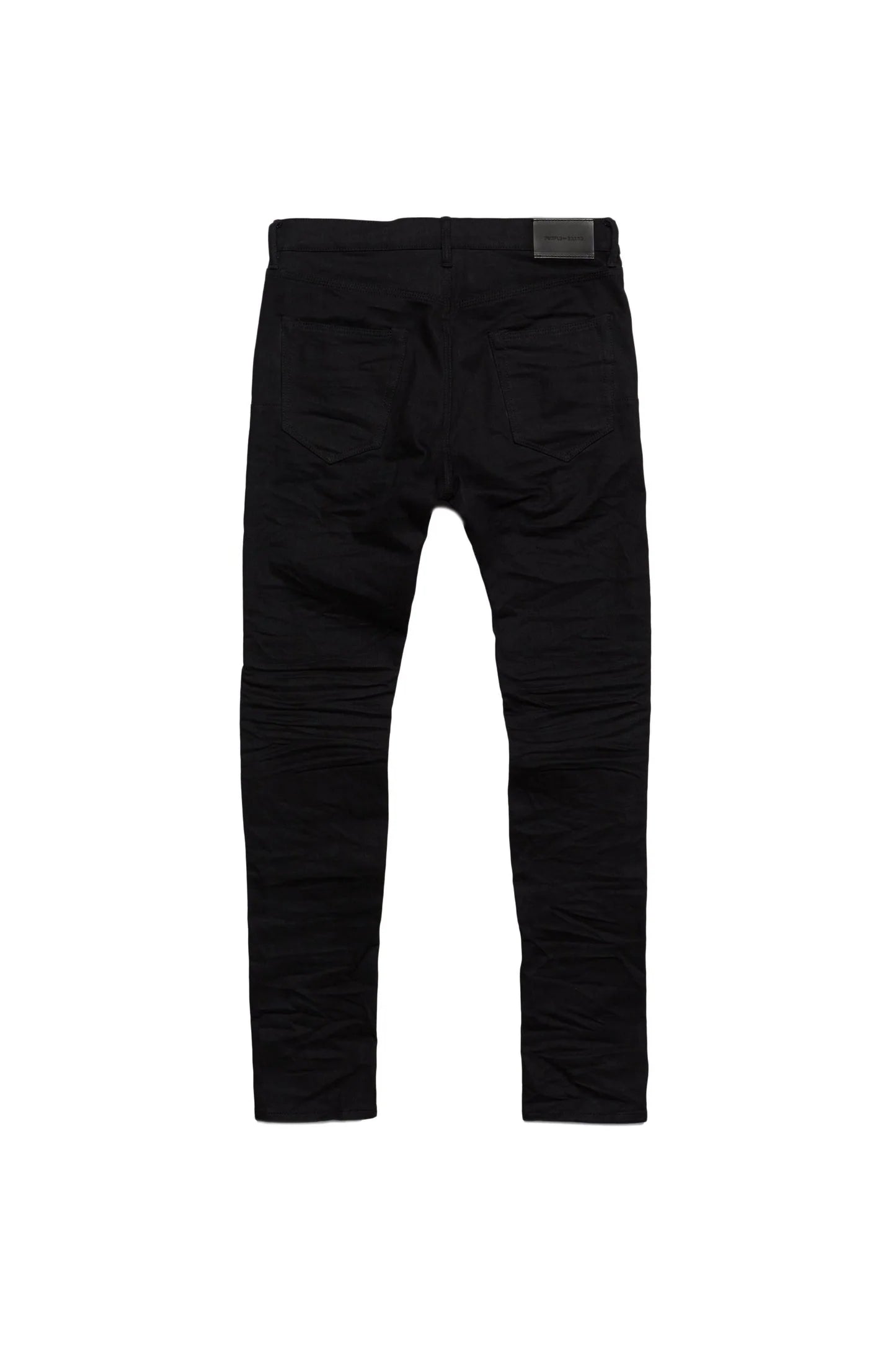 Purple Brand Low Rise Skinny Jeans Black Raw (P001-BLKR222)