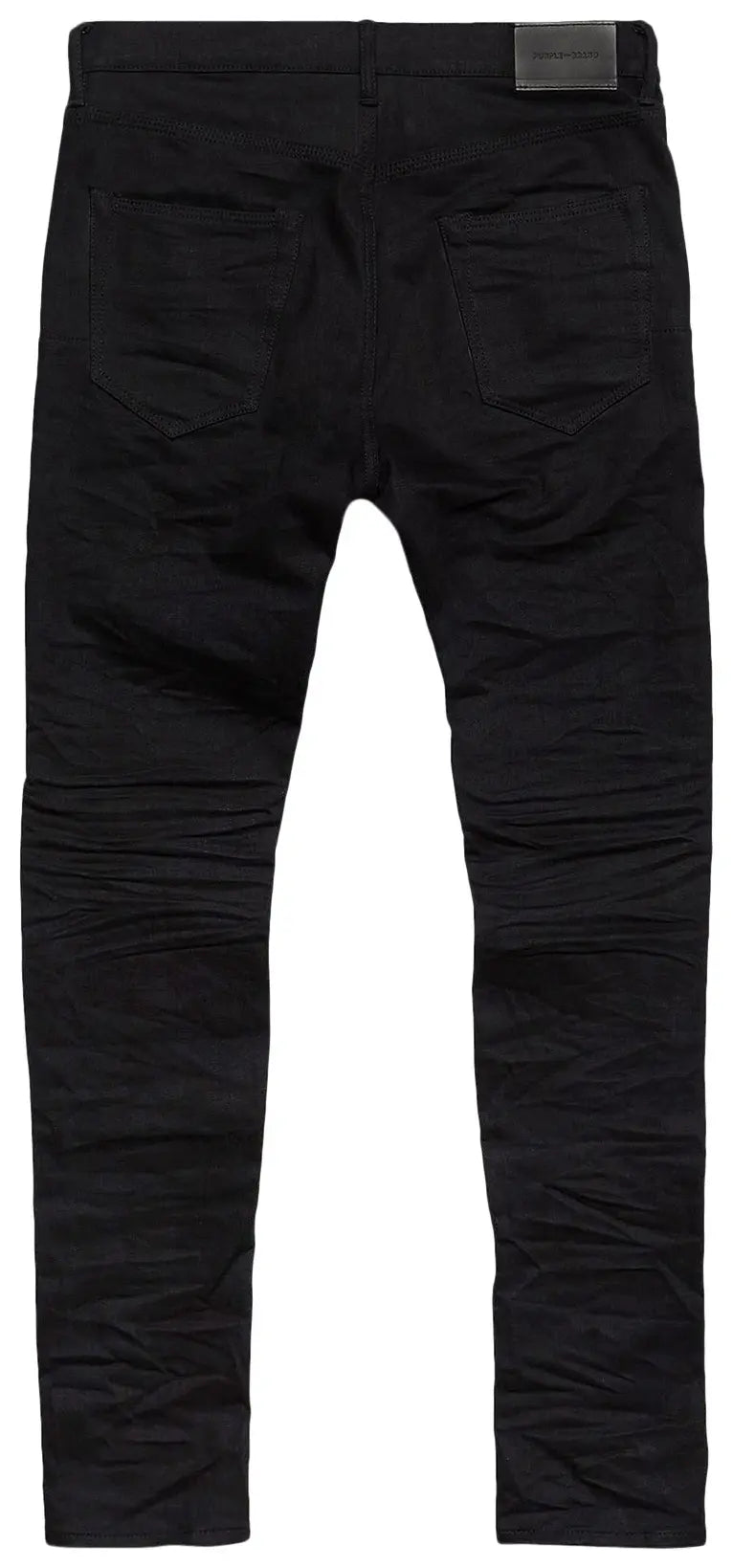 Purple Brand Low Rise Skinny Jeans Black Raw (P001-BLKR222)