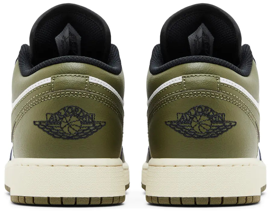 Jordan 1: Black Toe Medium Olive (No Box)
