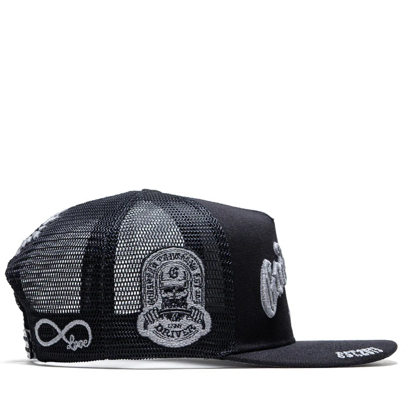 Godspeed Forever Black 3M Reflective Trucker Hat