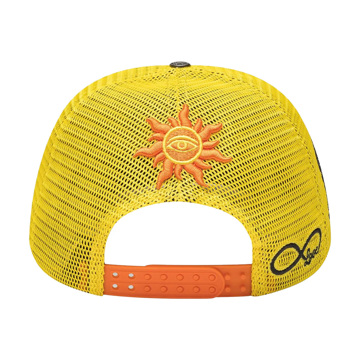 Godspeed Forever Trucker Hat Yellow Orange