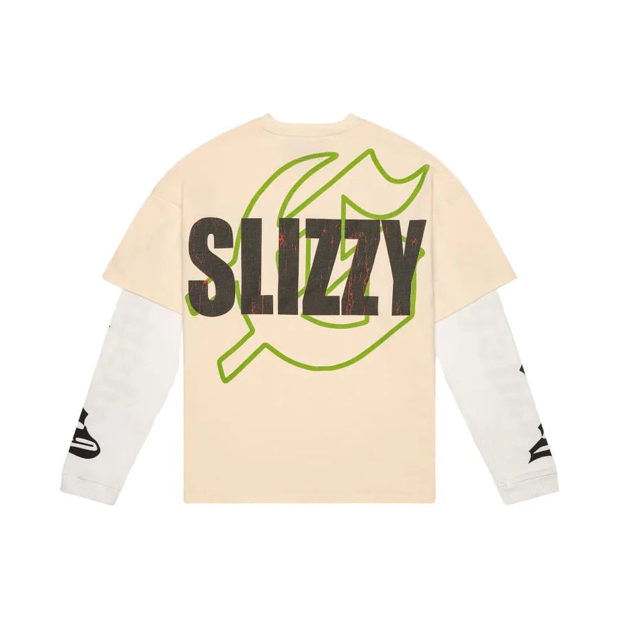 Godspeed Agyal Layered Long Sleeve Shirt Bone