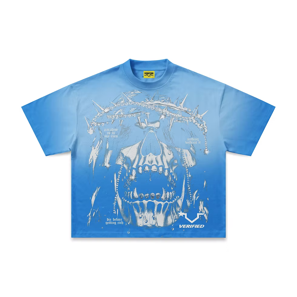 Verified Star Before Death Rhinestone T-Shirt
