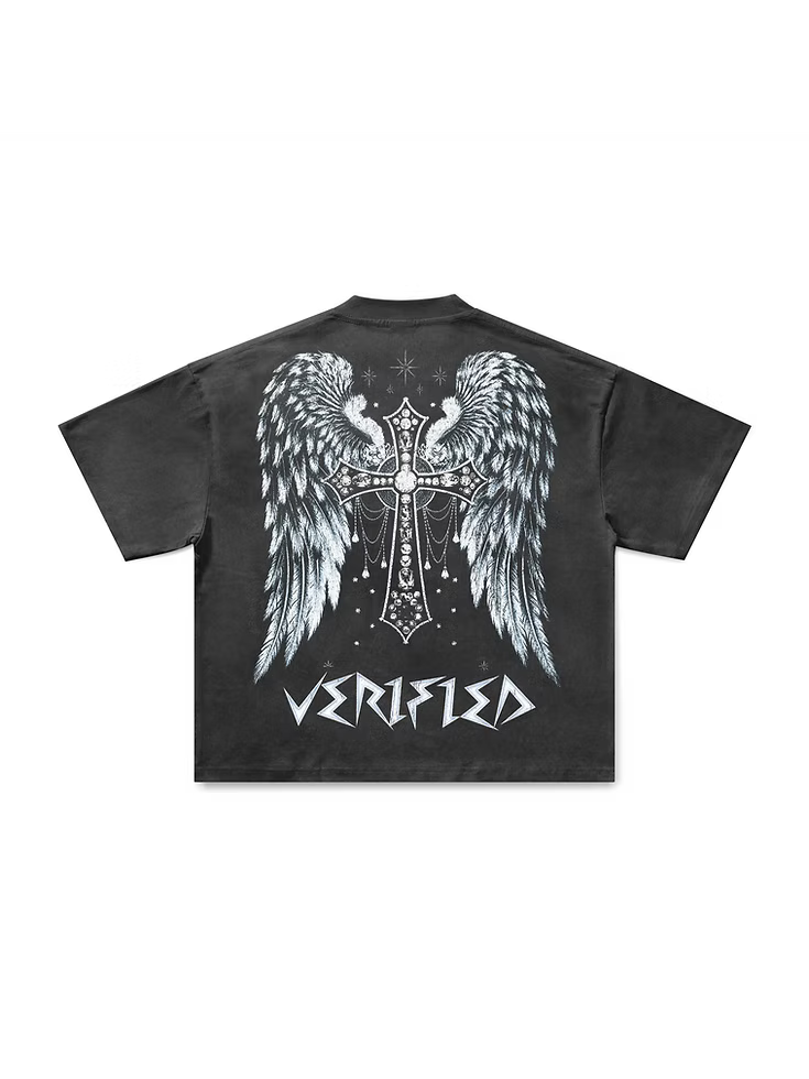 Verified Star Before Death Rhinestone T-Shirt