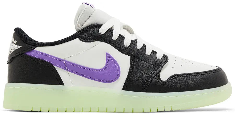 Jordan 1 Low: Black Raspberry GS (No Box)