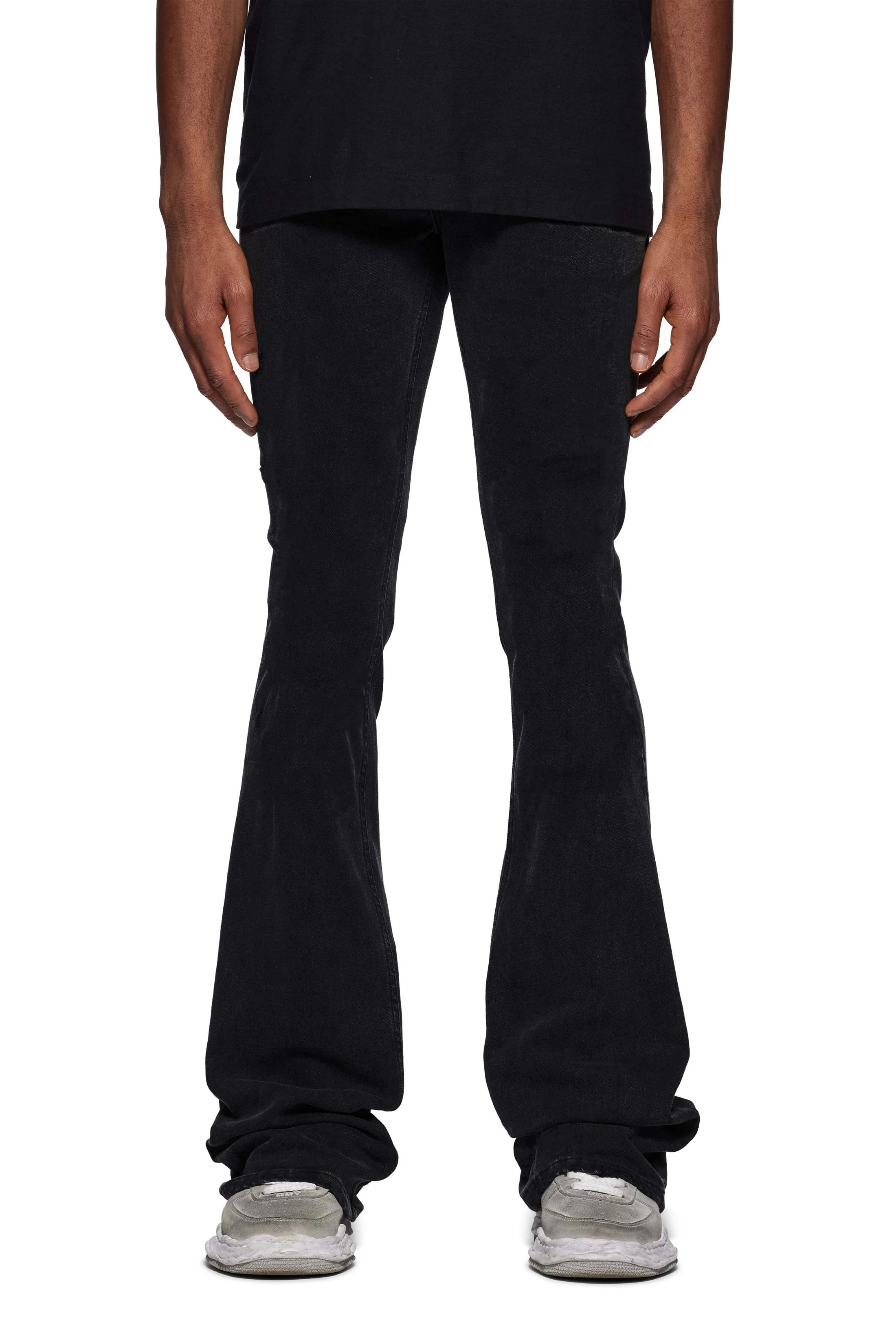 Purple Brand P072 Raw Super Stack Flare Jeans (P072-SSFR424)