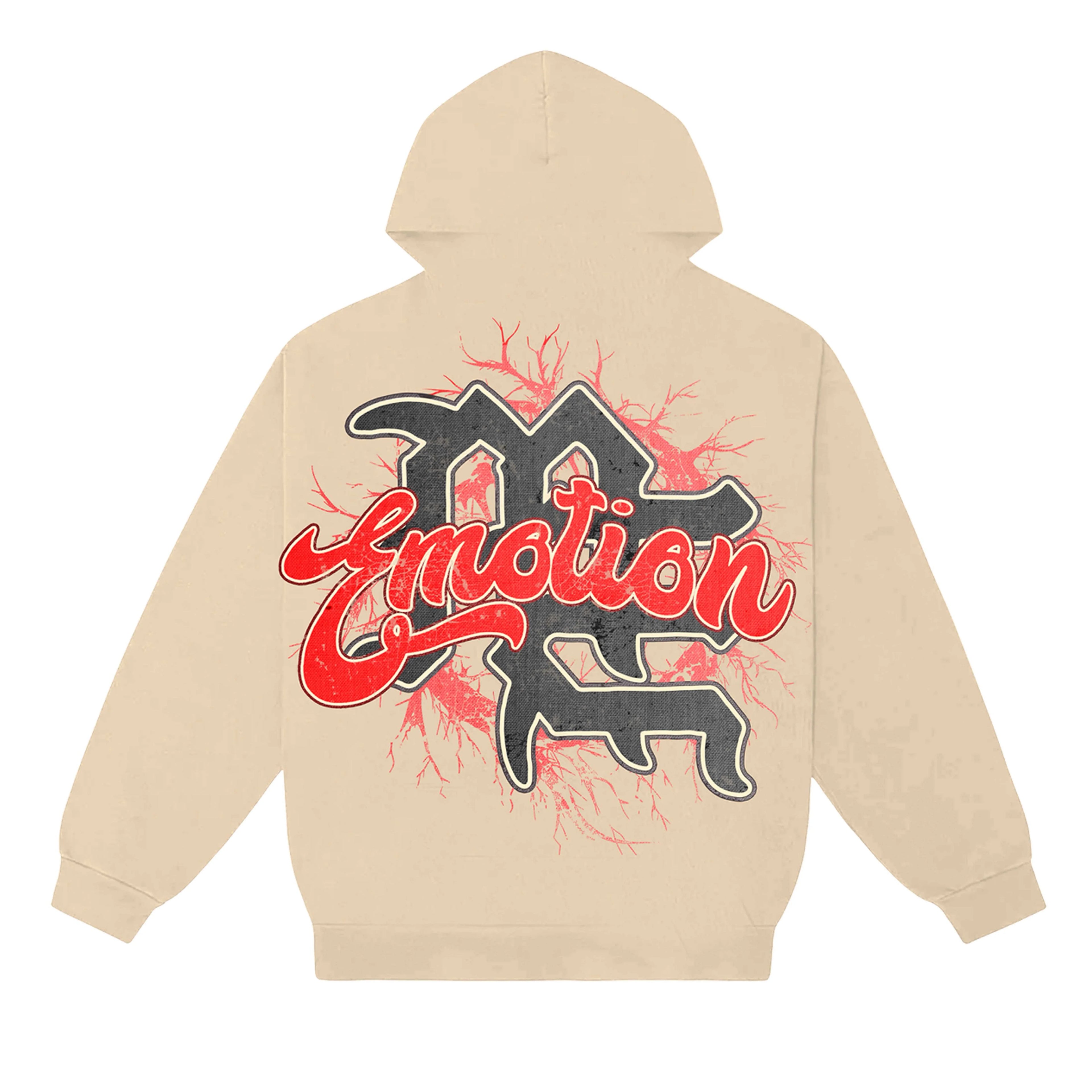 Mixed Emotion Cream Blinded Hoodie