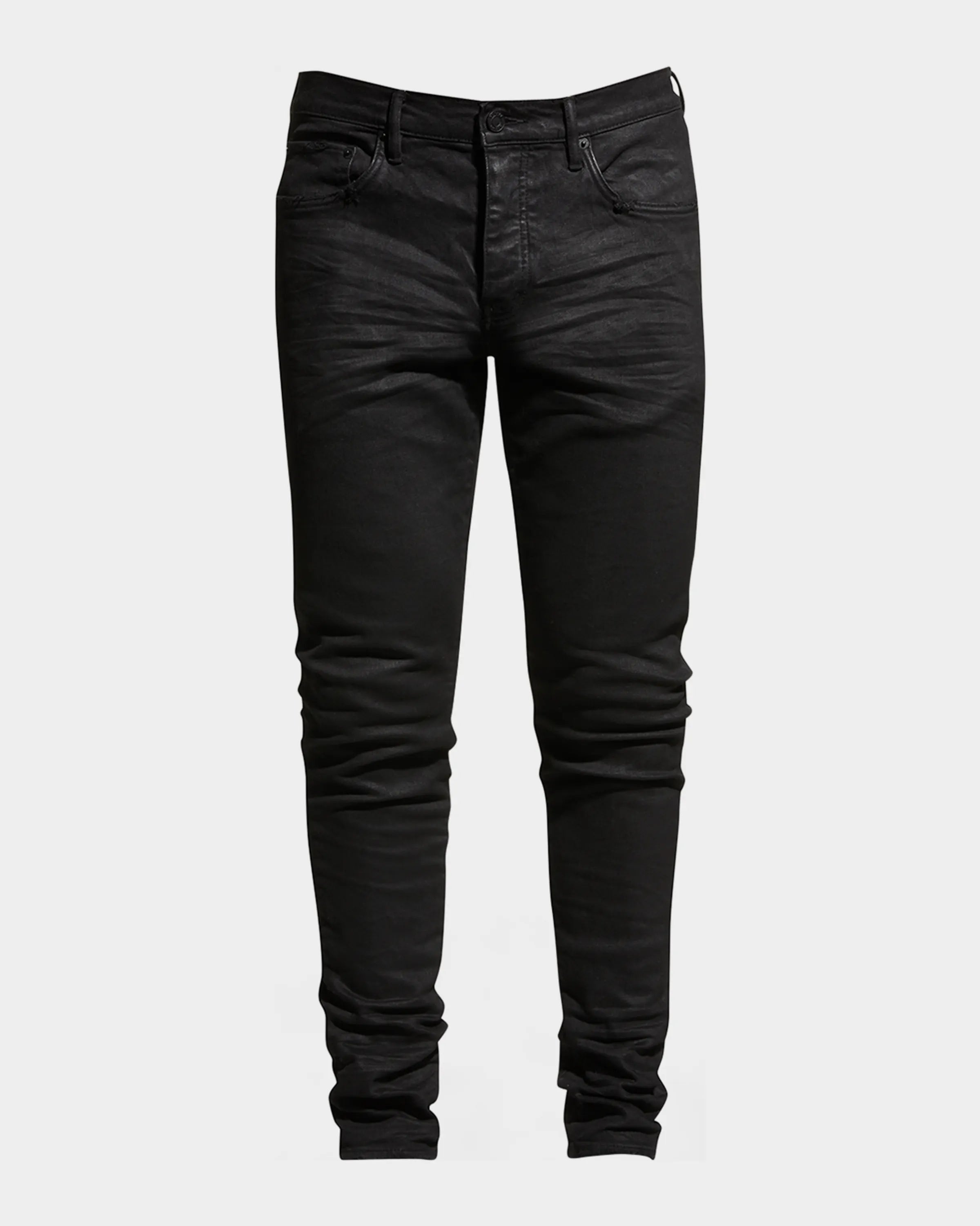 Purple Brand P001 Black Resin 3/D Jeans (P001-BLR)