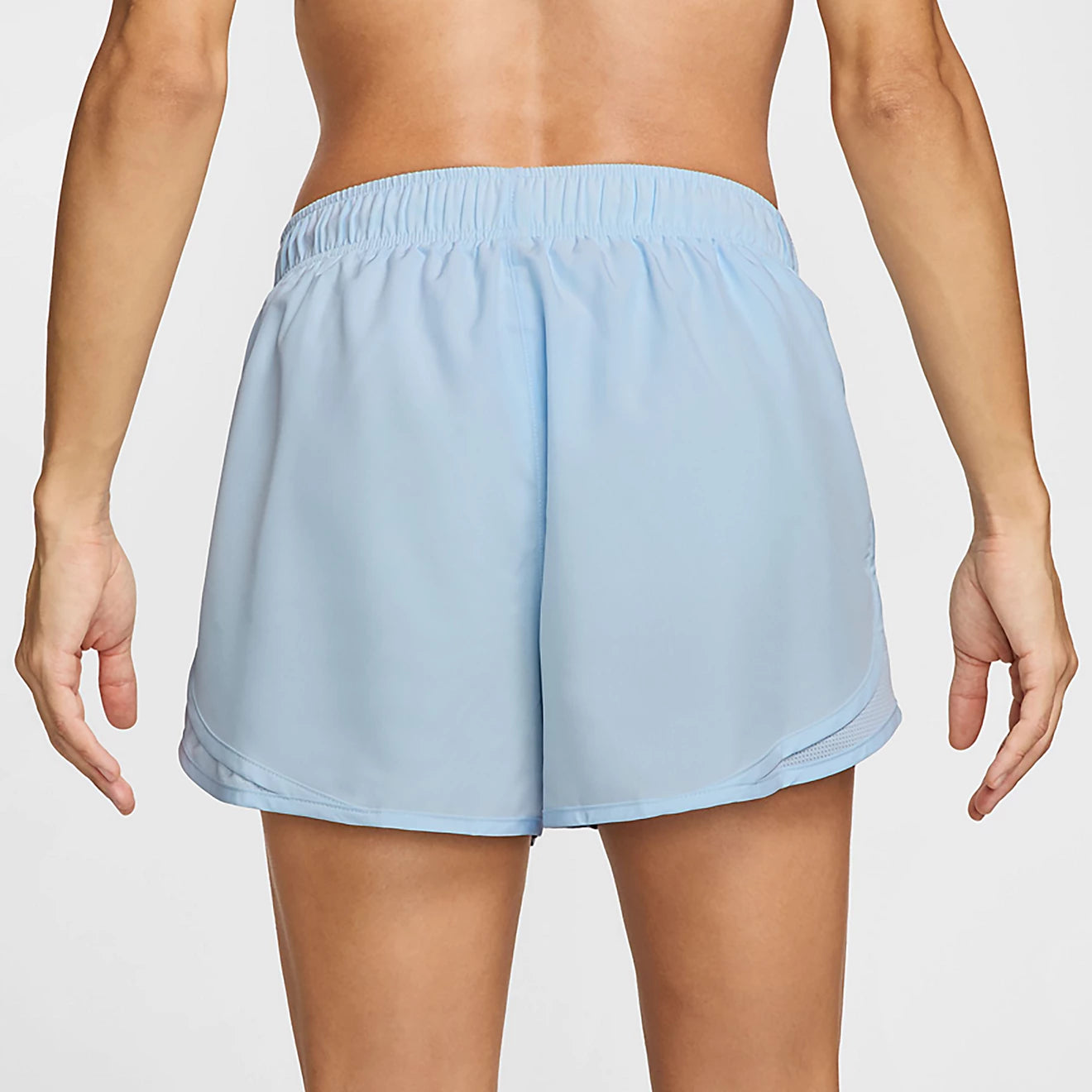 Nike Women's Blue Tint Tempo Dri-FIT Mid Rise Running Shorts CU8890-445