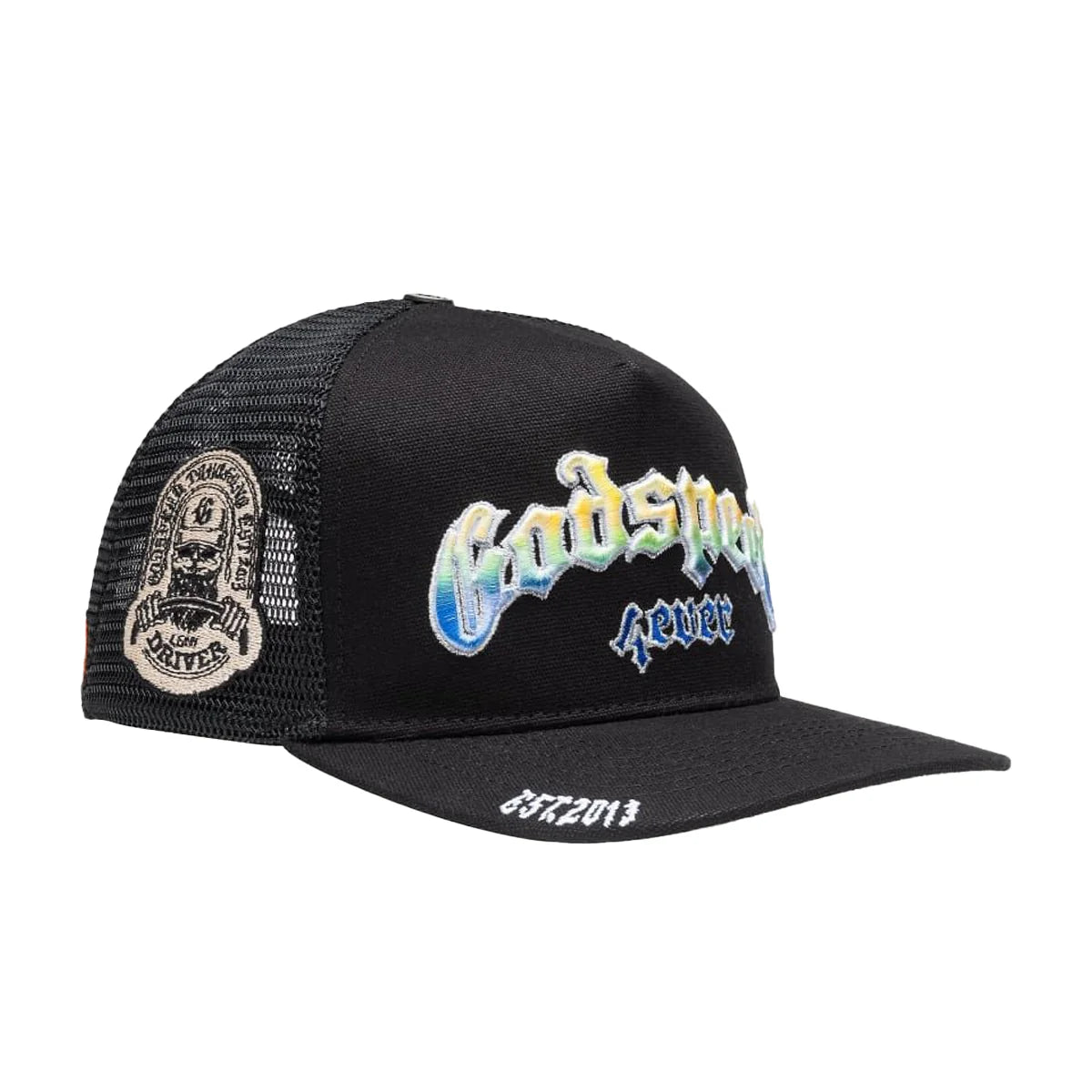 Godspeed Forever Trucker Hat Blue Breeze
