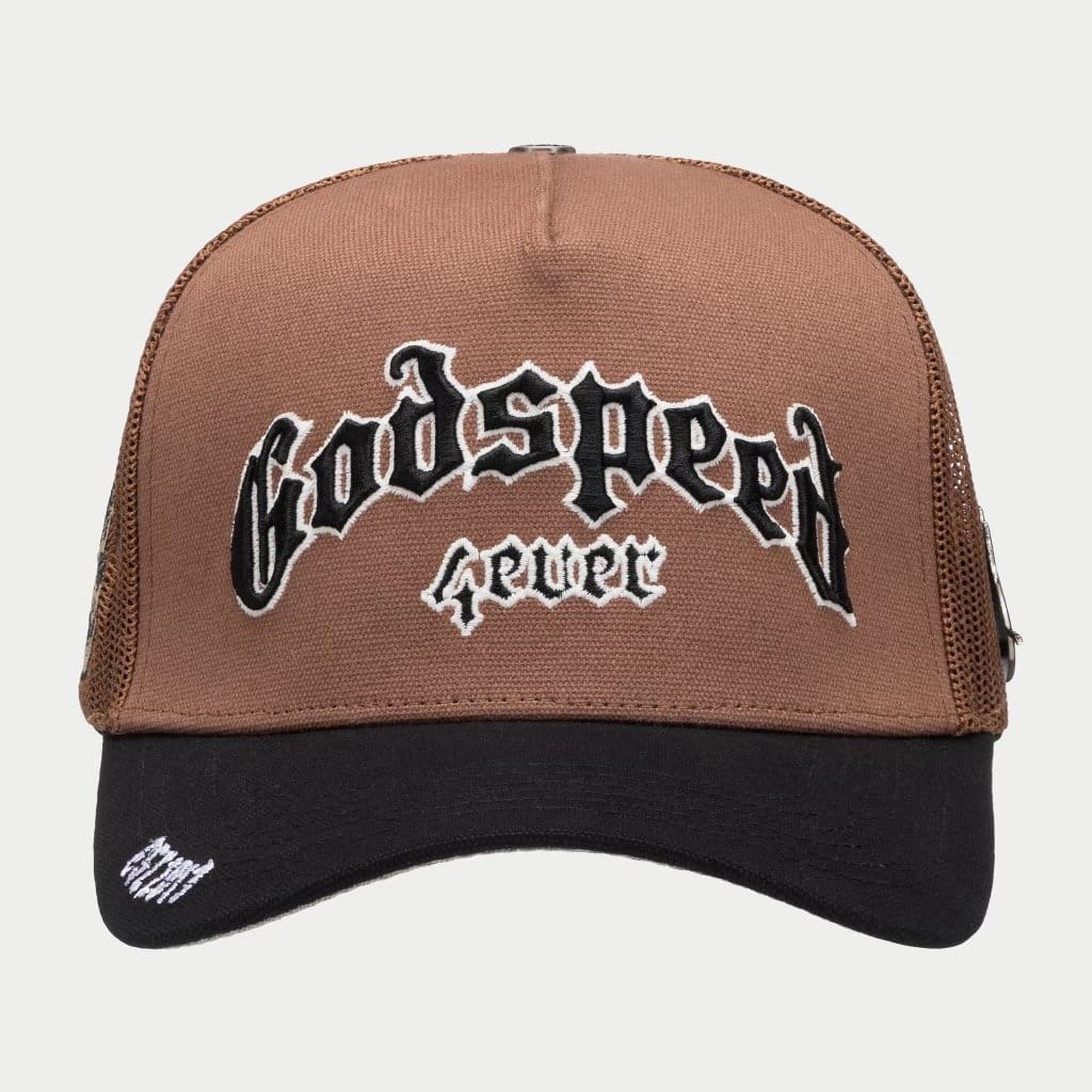 Godspeed FOREVER TRUCKER HAT Brown
