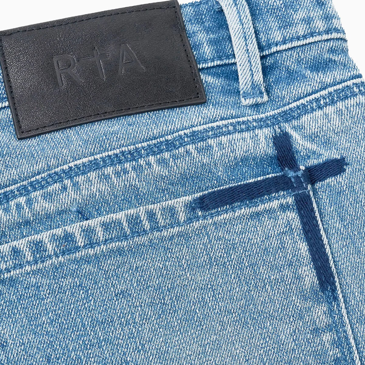 RTA Bryant Ripped Denim Slim Jeans (MF23D671-B1205RPMDB)