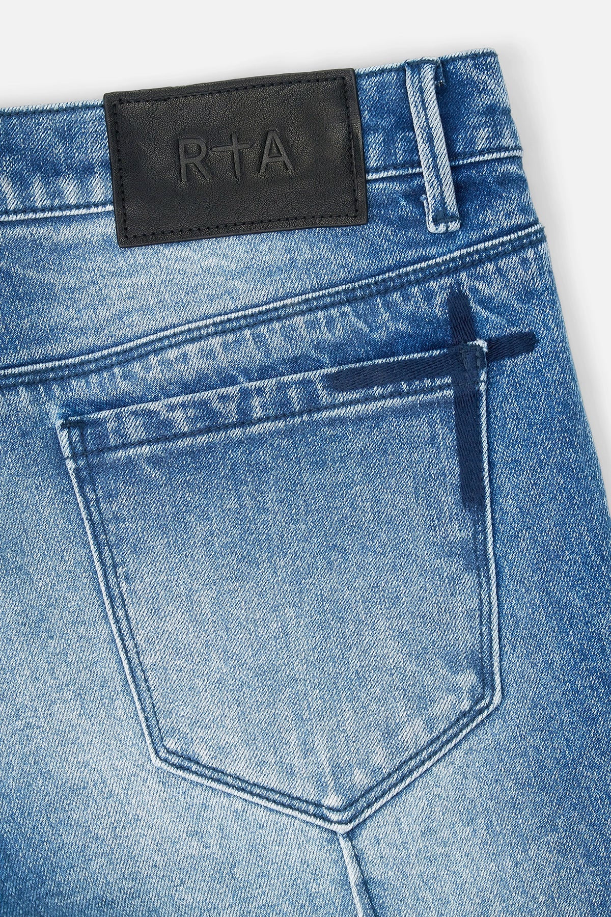 RTA Clayton Medium Washed Distressed Jeans (MU24D678-B1182MDWDS)