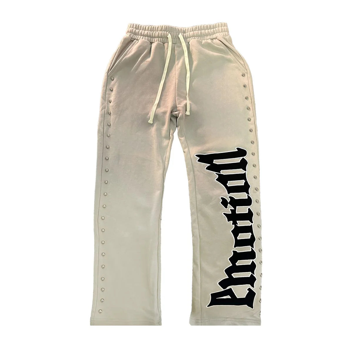Mixed Emotion Grey Crown Sweatpants