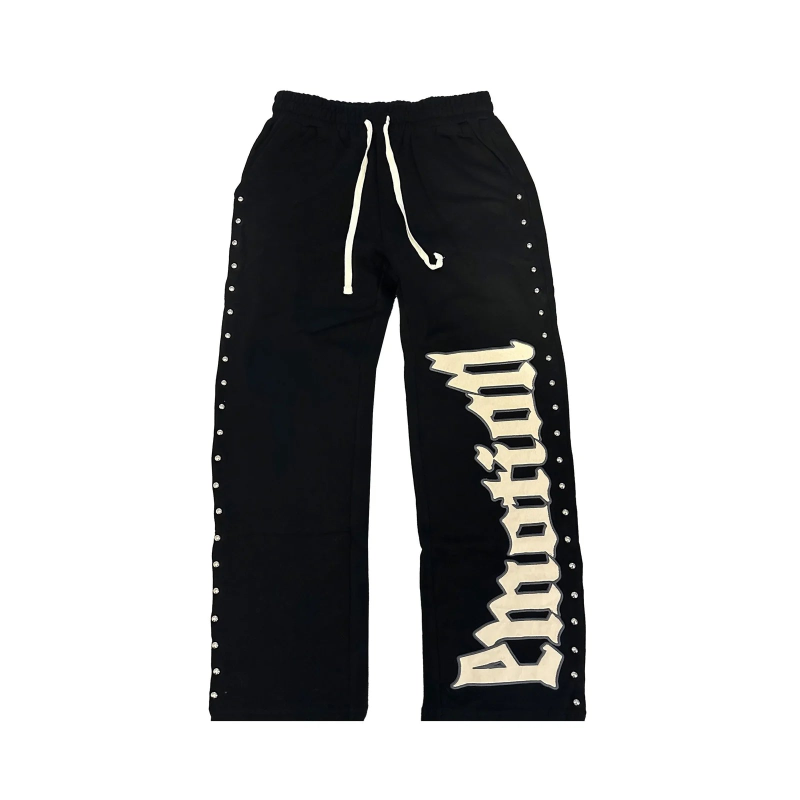 Mixed Emotion Black Crown Sweatpants