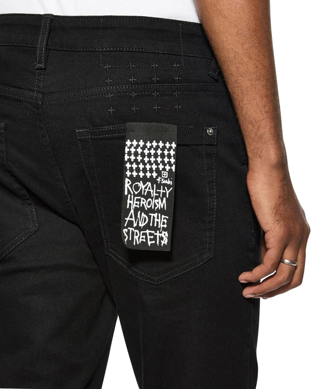 Ksubi Van Winkle Laid Black Dead (MFA24DJ011-001)