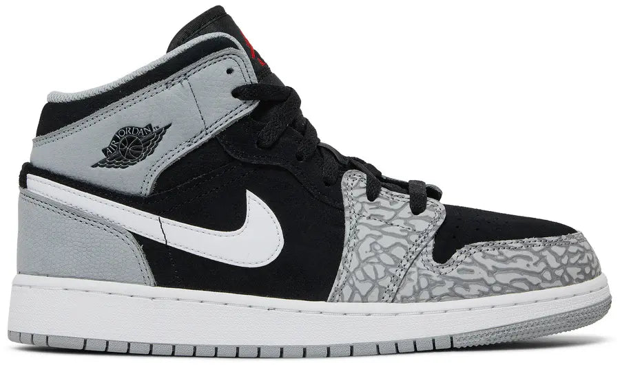 Jordan 1 Mid: Elephant Print GS