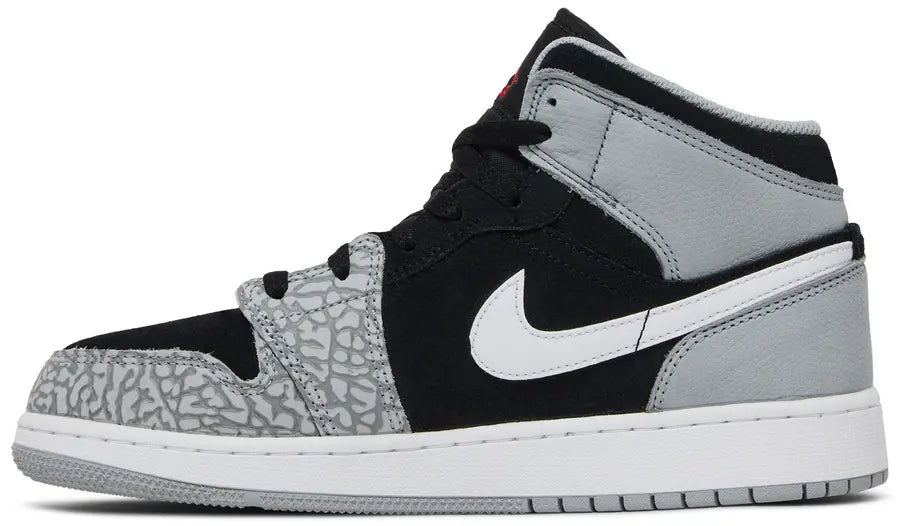 Jordan 1 Mid: Elephant Print GS