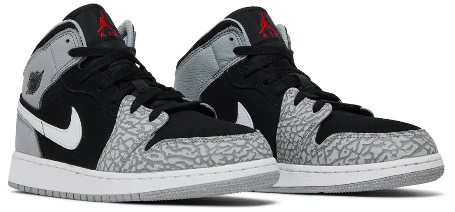 Jordan 1 Mid: Elephant Print GS