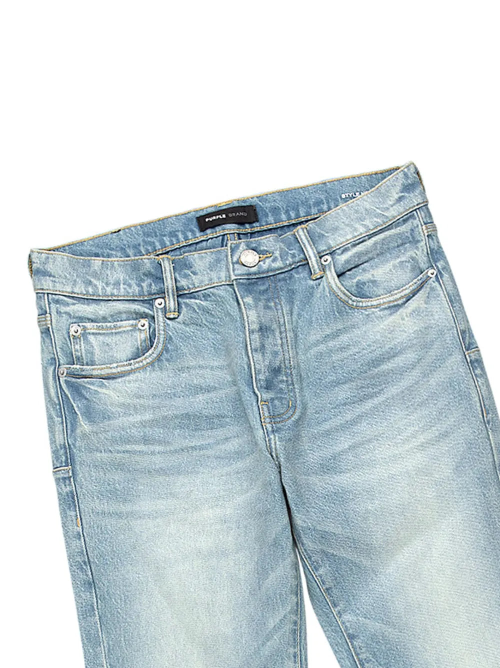 Purple Brand Low Rise Flared Leg Pinner Coated Vintage Jean (P004-TPLG125)