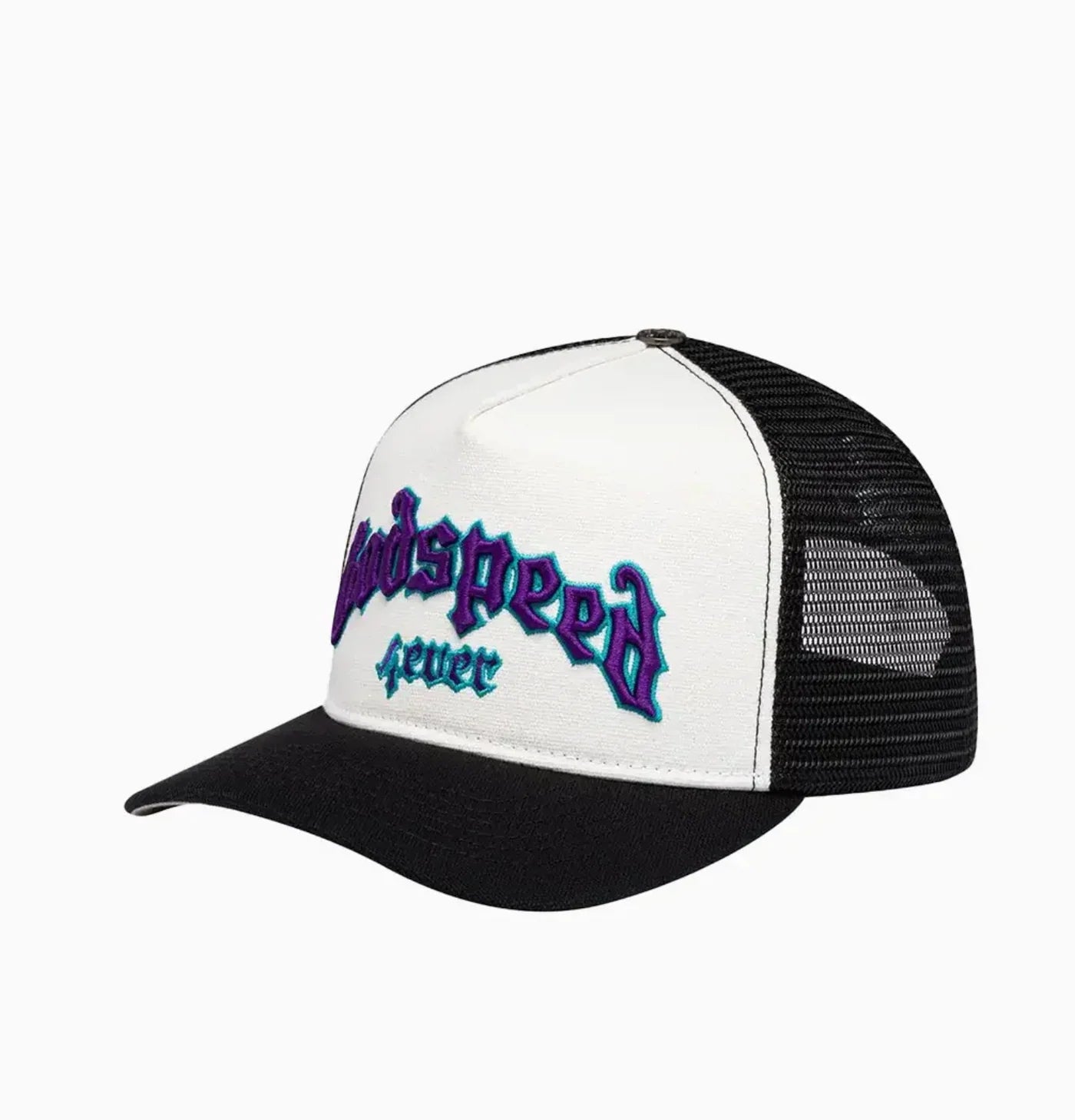 Godspeed Forever Trucker Hat White/Black/Purple