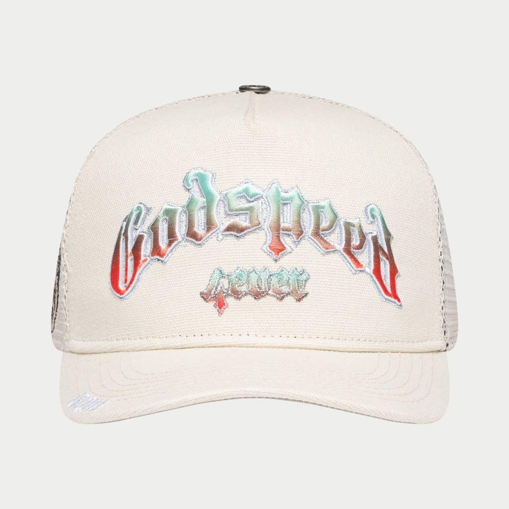 Godspeed Forever Trucker Hat Gradient Bone