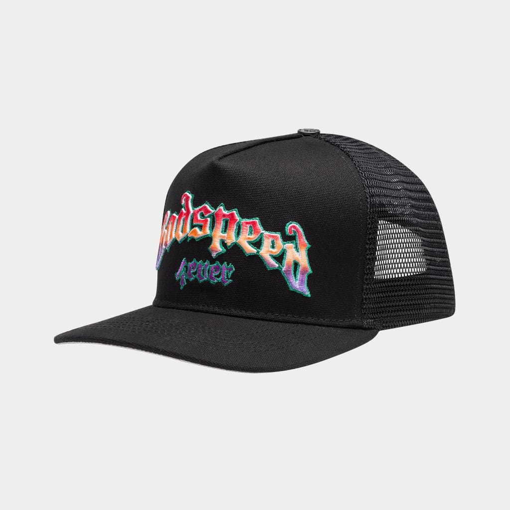 Godspeed Forever Trucker Gradient Hat Hawaiian