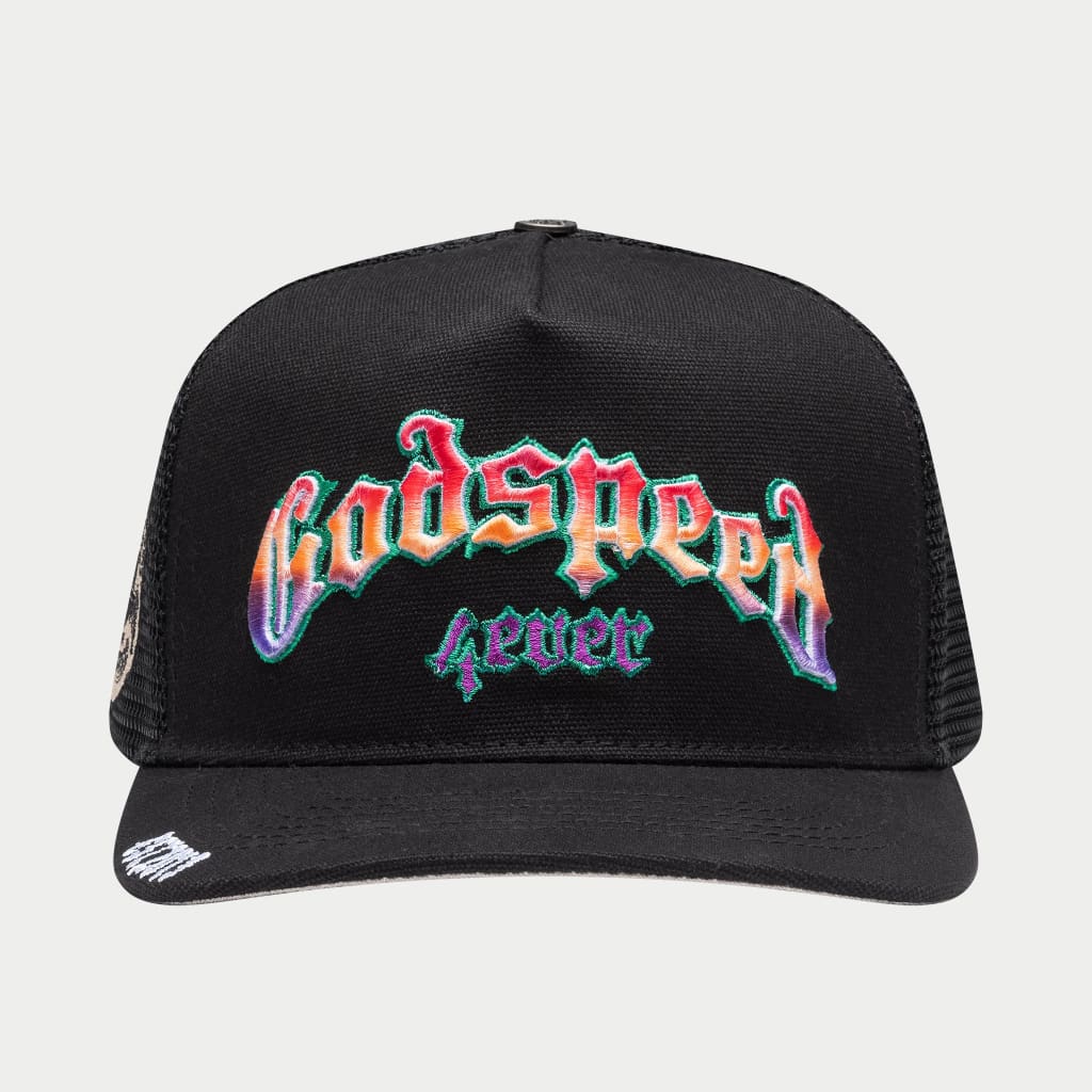 Godspeed Forever Trucker Gradient Hat Hawaiian