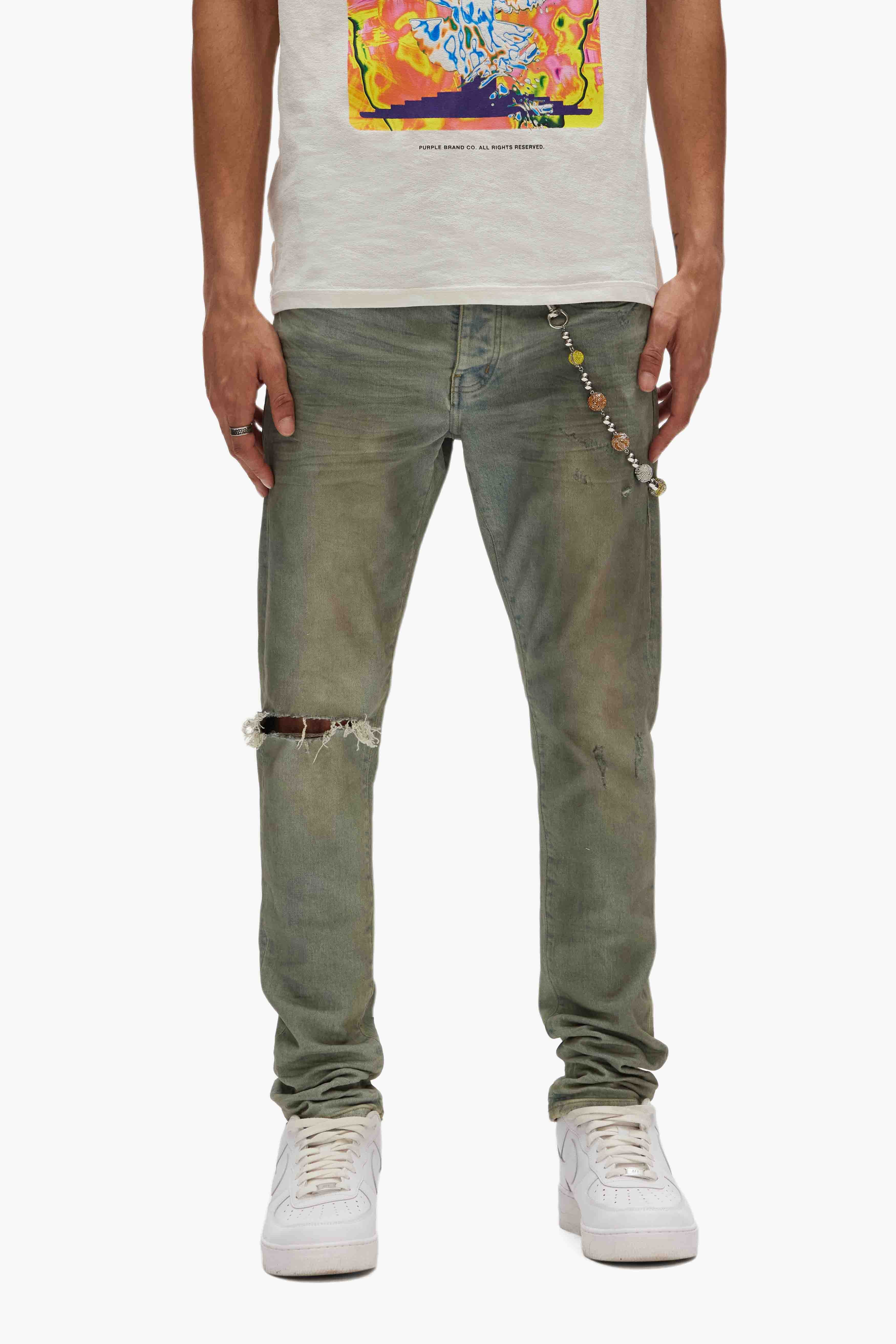 Purple Brand P001 Light Dirty Wax Jeans (P001-LDW)