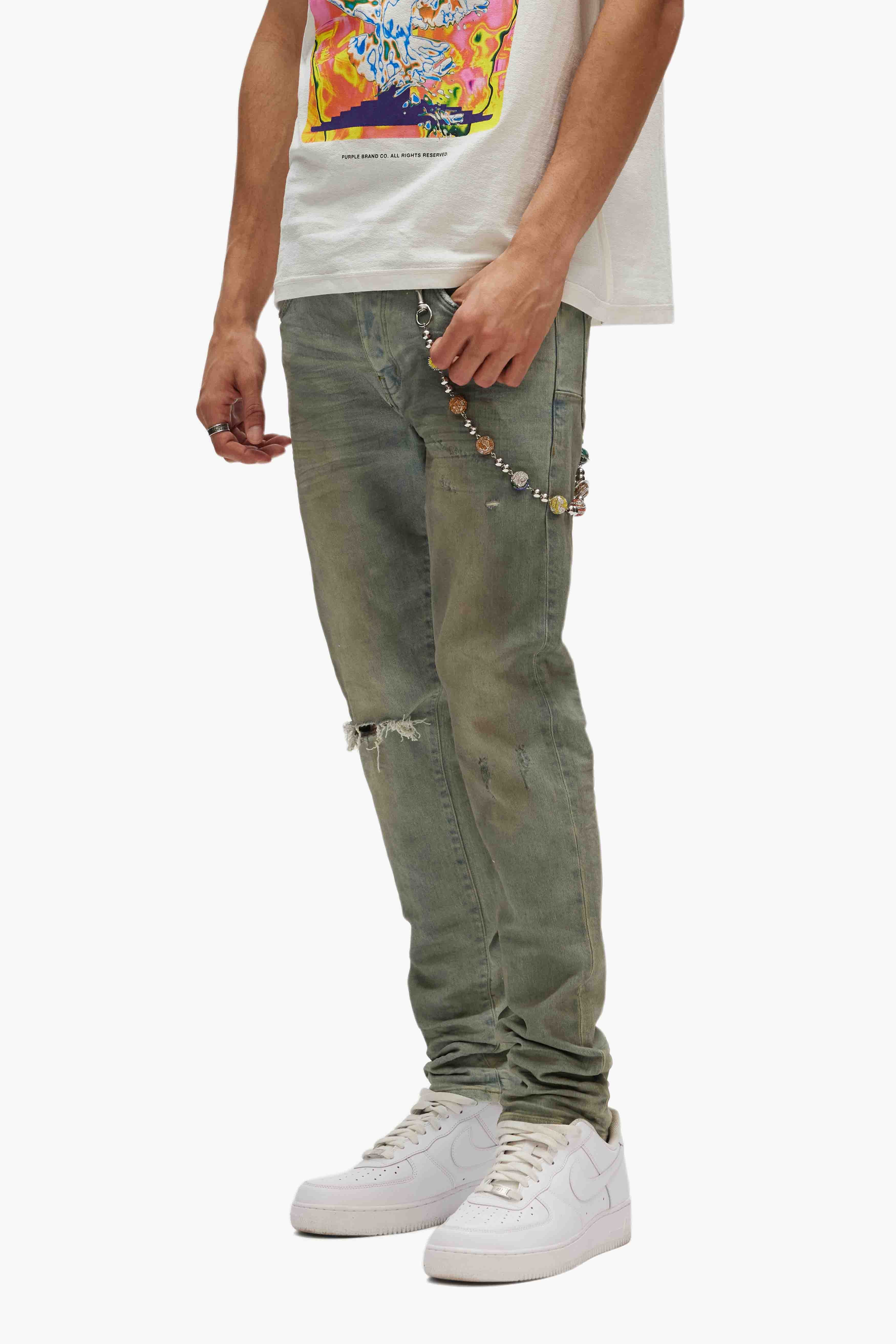 Purple Brand P001 Light Dirty Wax Jeans (P001-LDW)