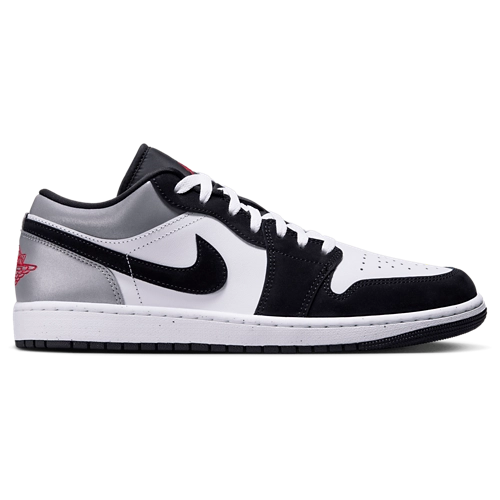Jordan 1 Low: White Black Matte Silver Men (No Box)