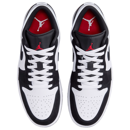 Jordan 1 Low: White Black Matte Silver Men (No Box)