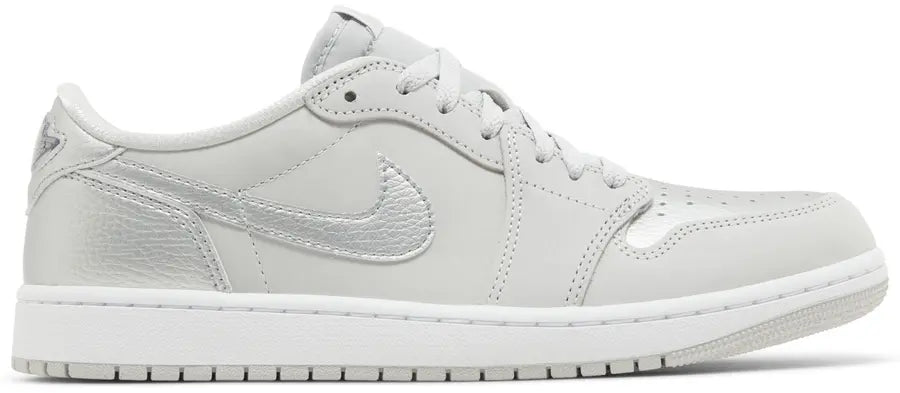 Jordan 1: Low Metallic Silver Men (No Box)