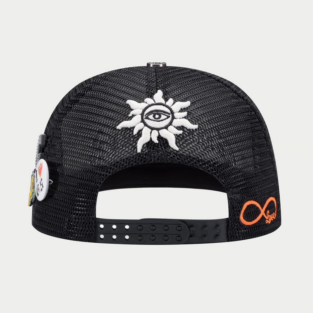Godspeed FOREVER TRUCKER HAT Black/Blue/Orange