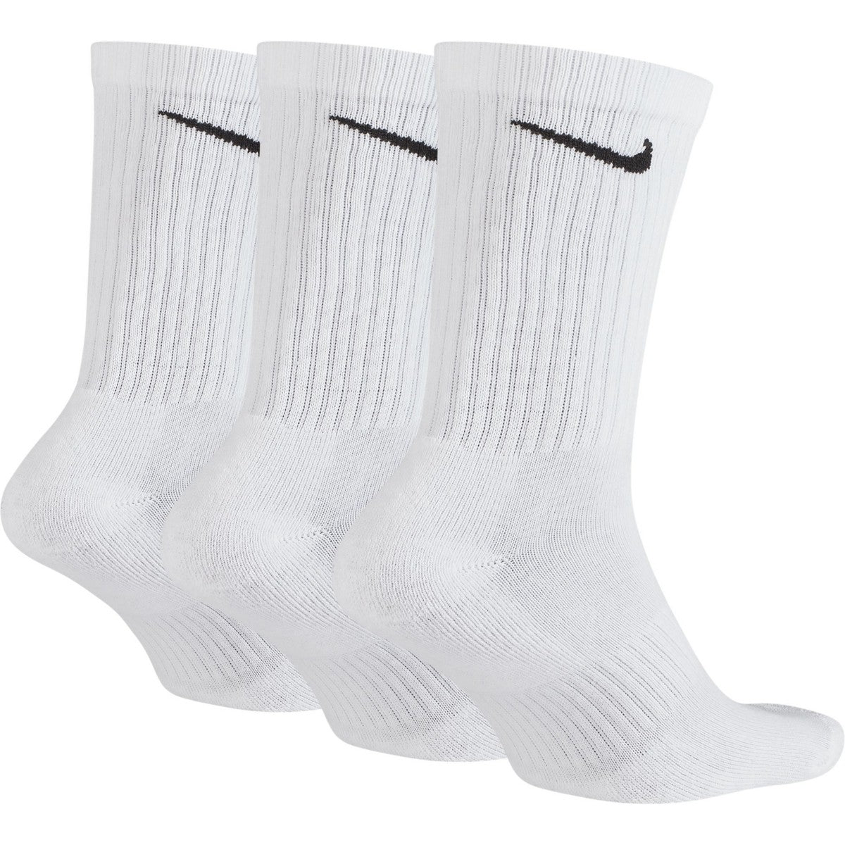 Nike Everyday Cushioned Training Crew Socks (3 Pairs) White/Black