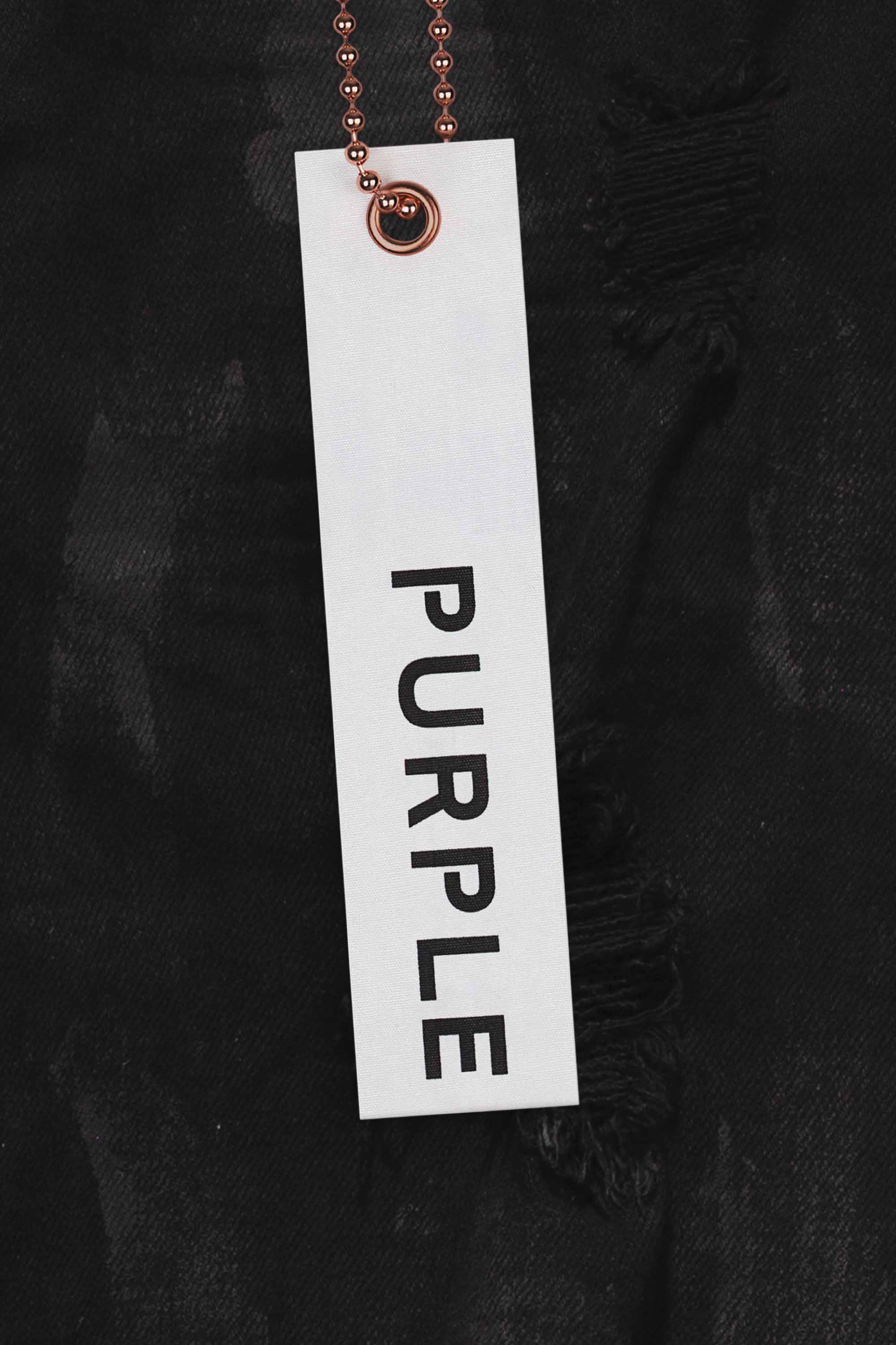 Purple Brand P001 Black Oil Spill Jeans (P001-BOP)