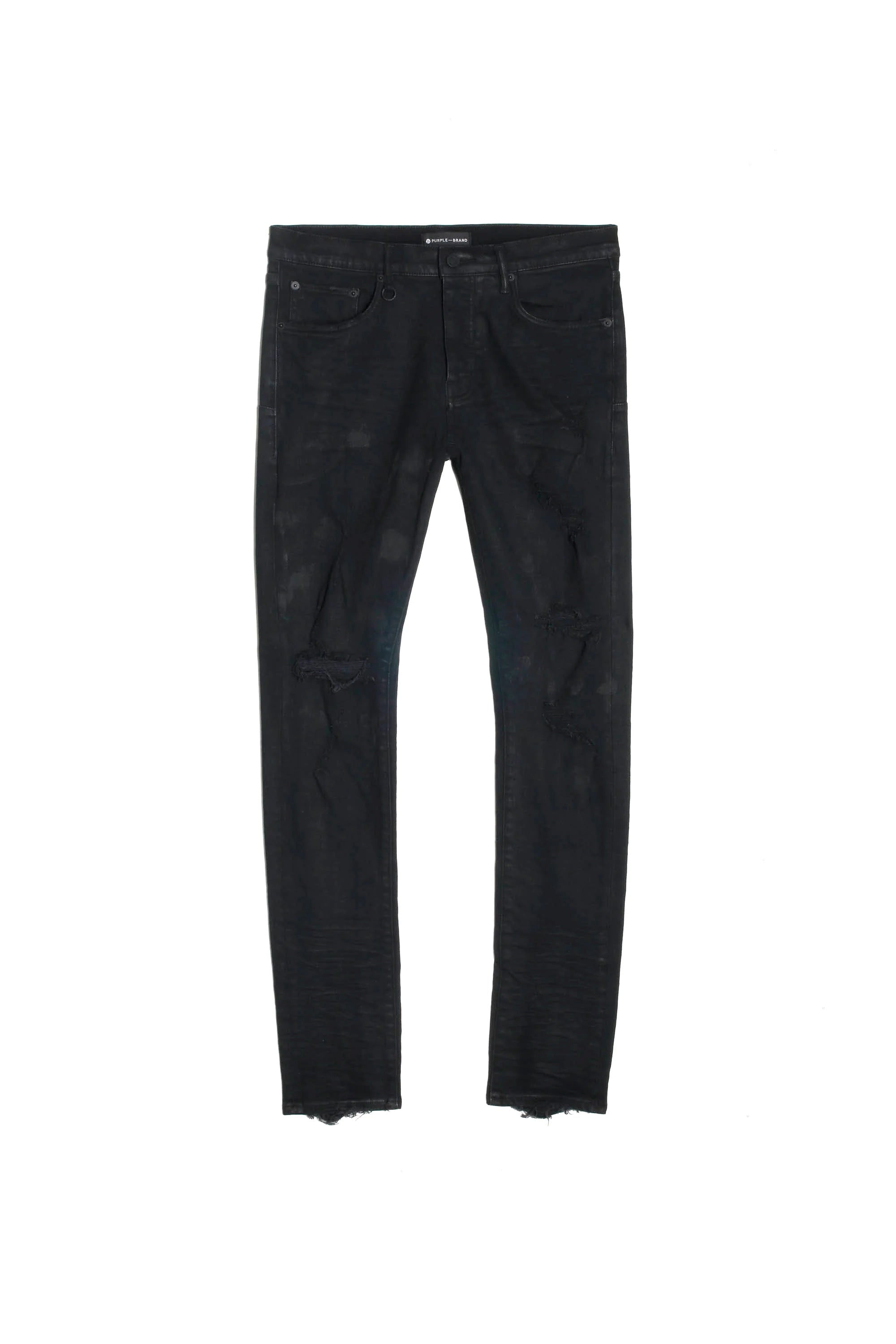 Purple Brand P001 Black Oil Spill Jeans (P001-BOP)