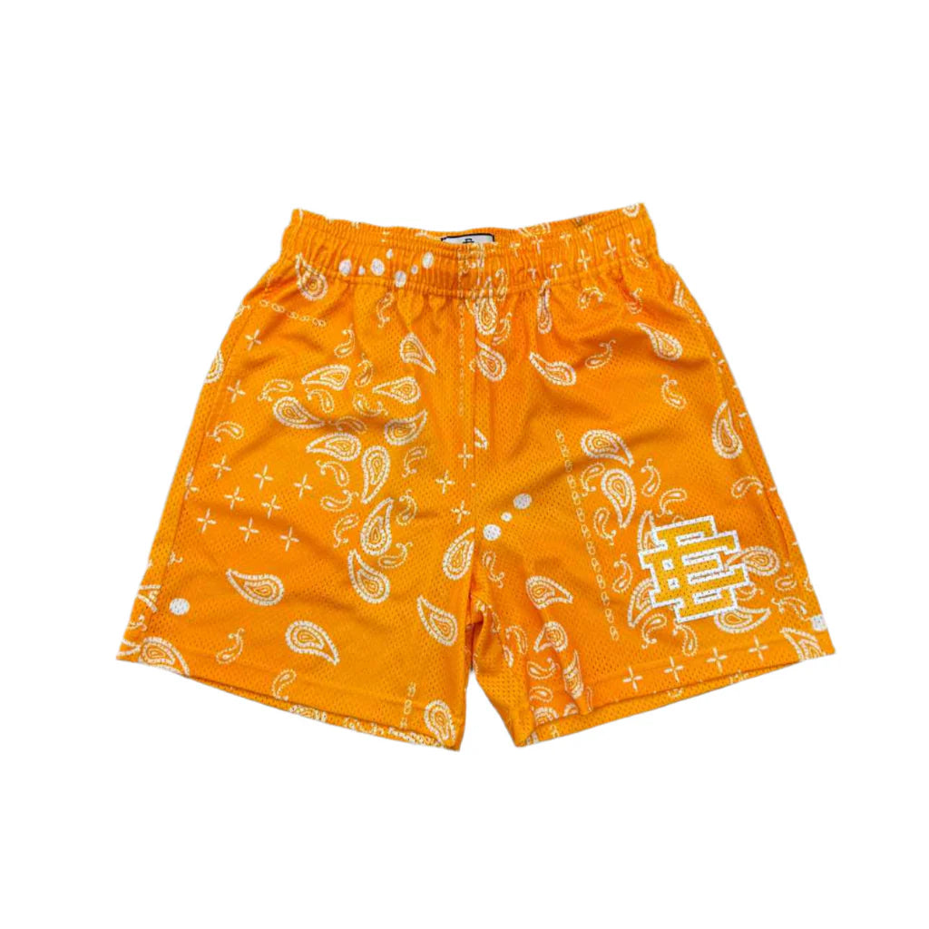 Eric Emanuel EE Basic Short Paisley Yellow Bandana (SS25)