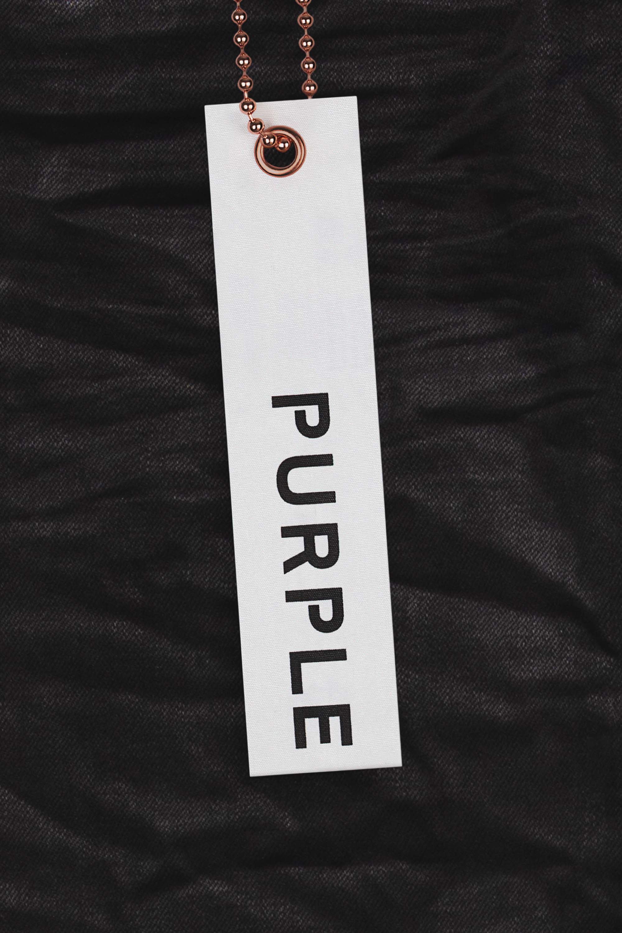 Purple Brand P001 Black Resin 3/D Jeans (P001-BLR)