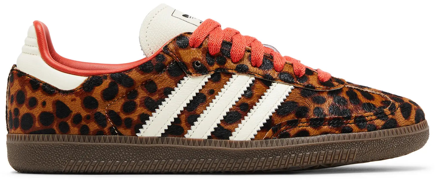 Adidas Samba: Preloved Red Leopard