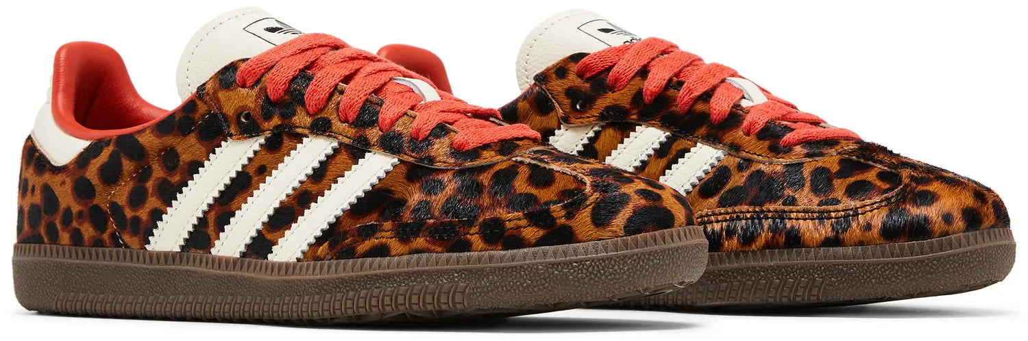 Adidas Samba: Preloved Red Leopard