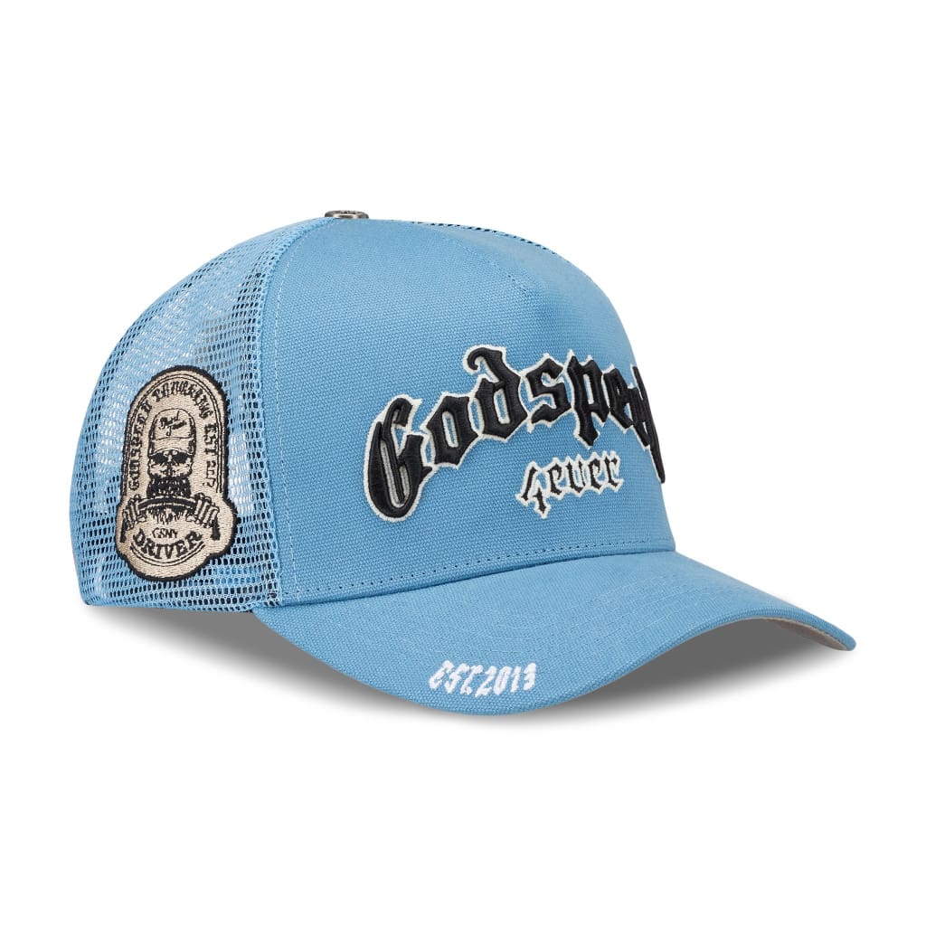 Godspeed Forever Trucker Hat Sky Blue