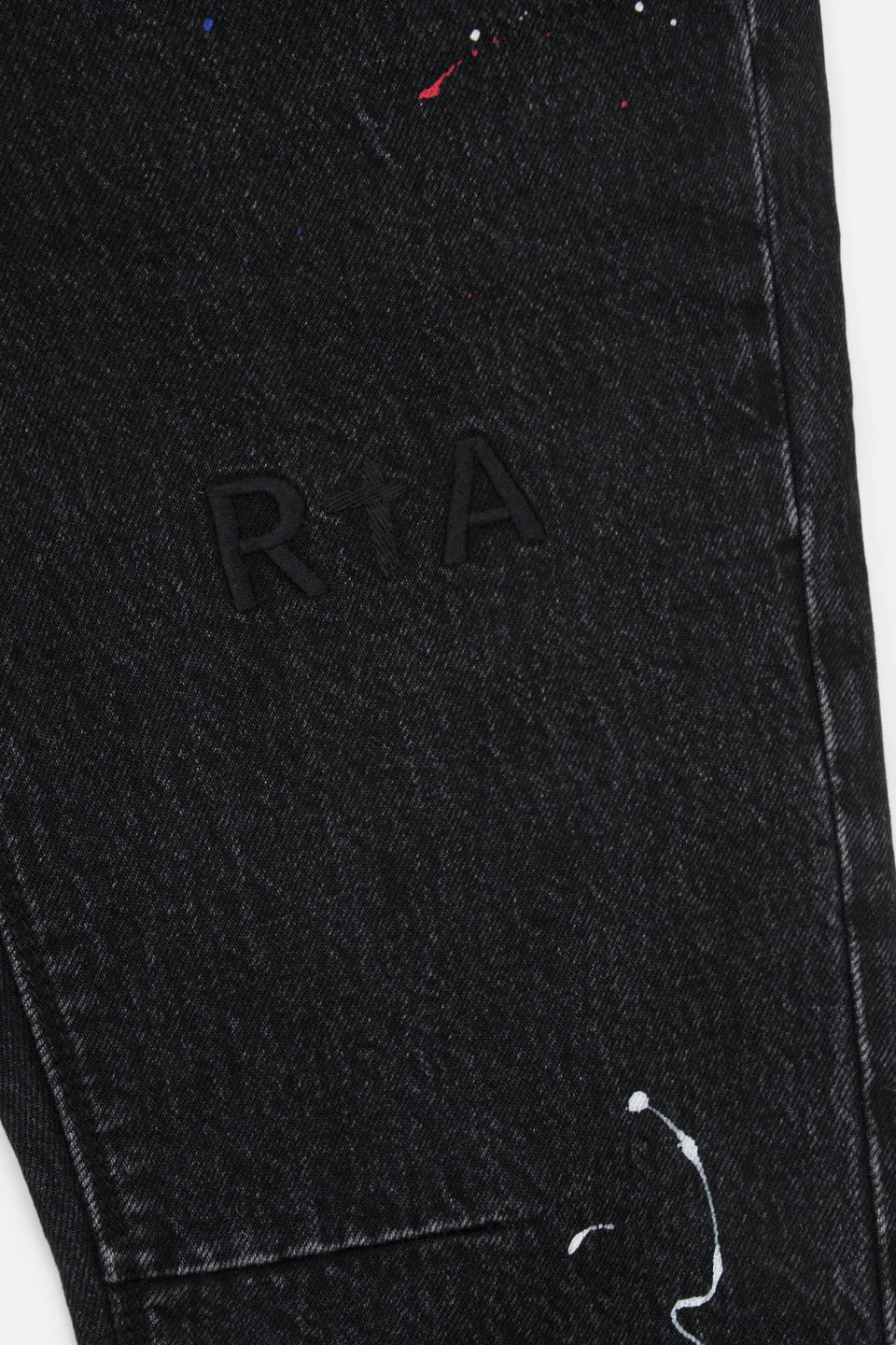 RTA Olivier Skinny Jean Black Tri Paint (MRLDD888-B1838BKTRI)