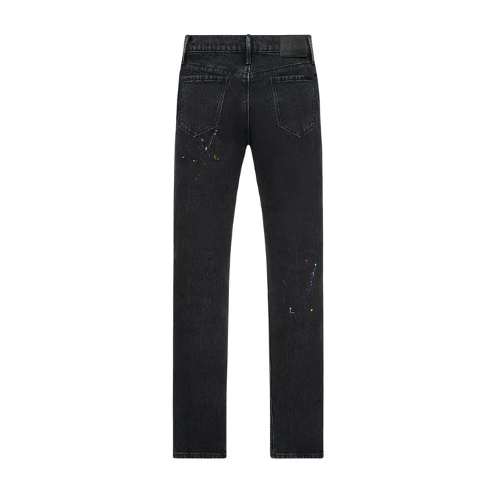 RTA Olivier Skinny Jean Black Tri Paint (MRLDD888-B1838BKTRI)