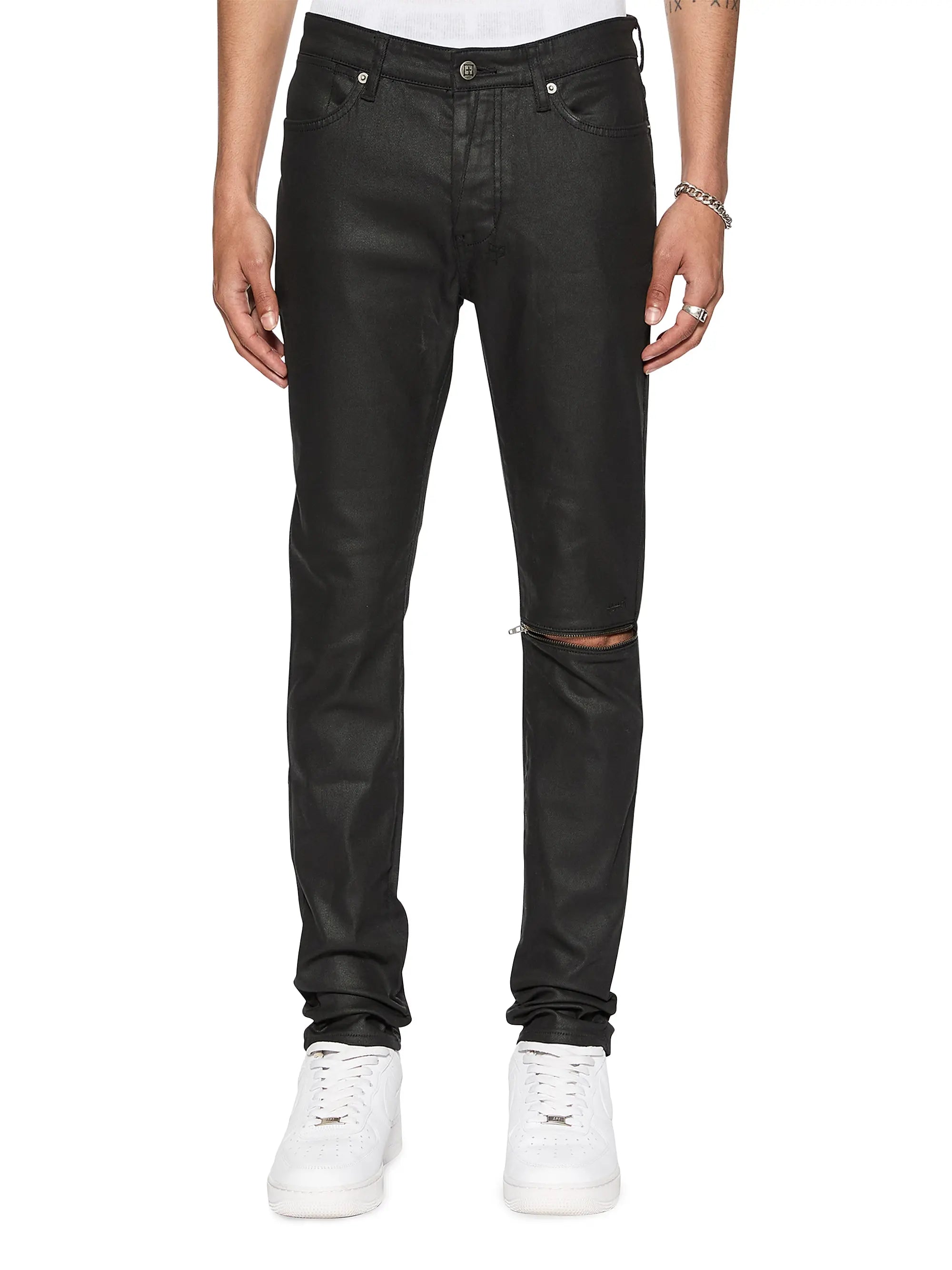 Ksubi Van Winkle Waxed Caged Jeans (MPS25DJ031)