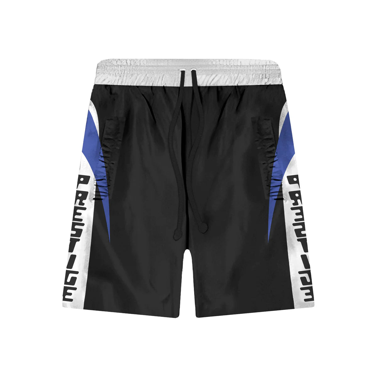 Prestige Black/White/Blue Nylon Shorts