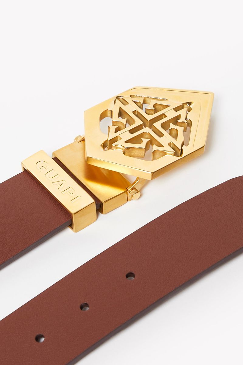 Guapi Gold Emblem Belt (Gold-Emblem-Belt)