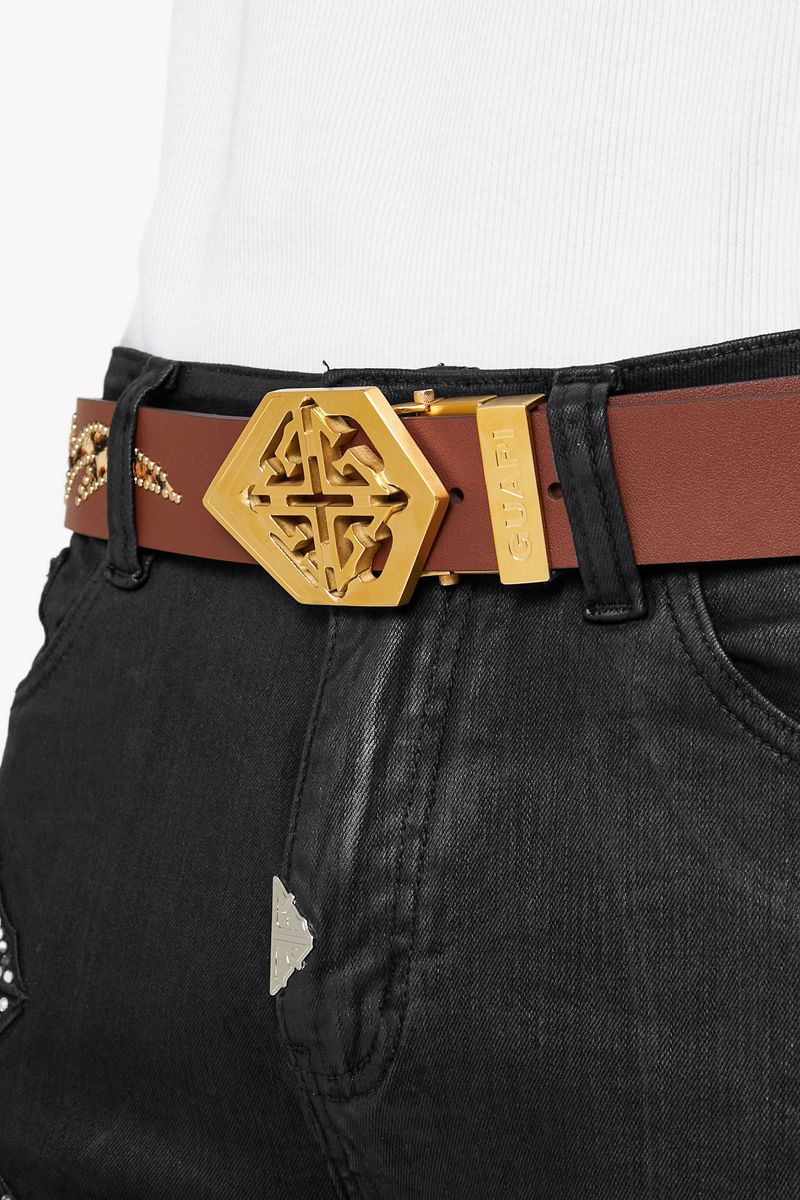 Guapi Gold Emblem Belt (Gold-Emblem-Belt)