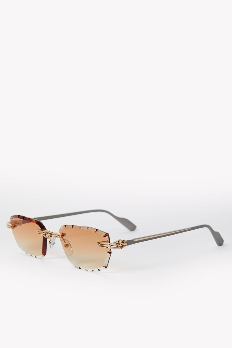 Guapi Peach Orange Icon Glasses